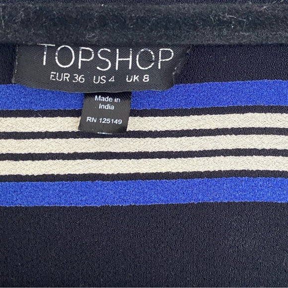 🛍️TOP SHOP BUTTON UP BLOUSE WORN TWICE - Picture 2 of 3